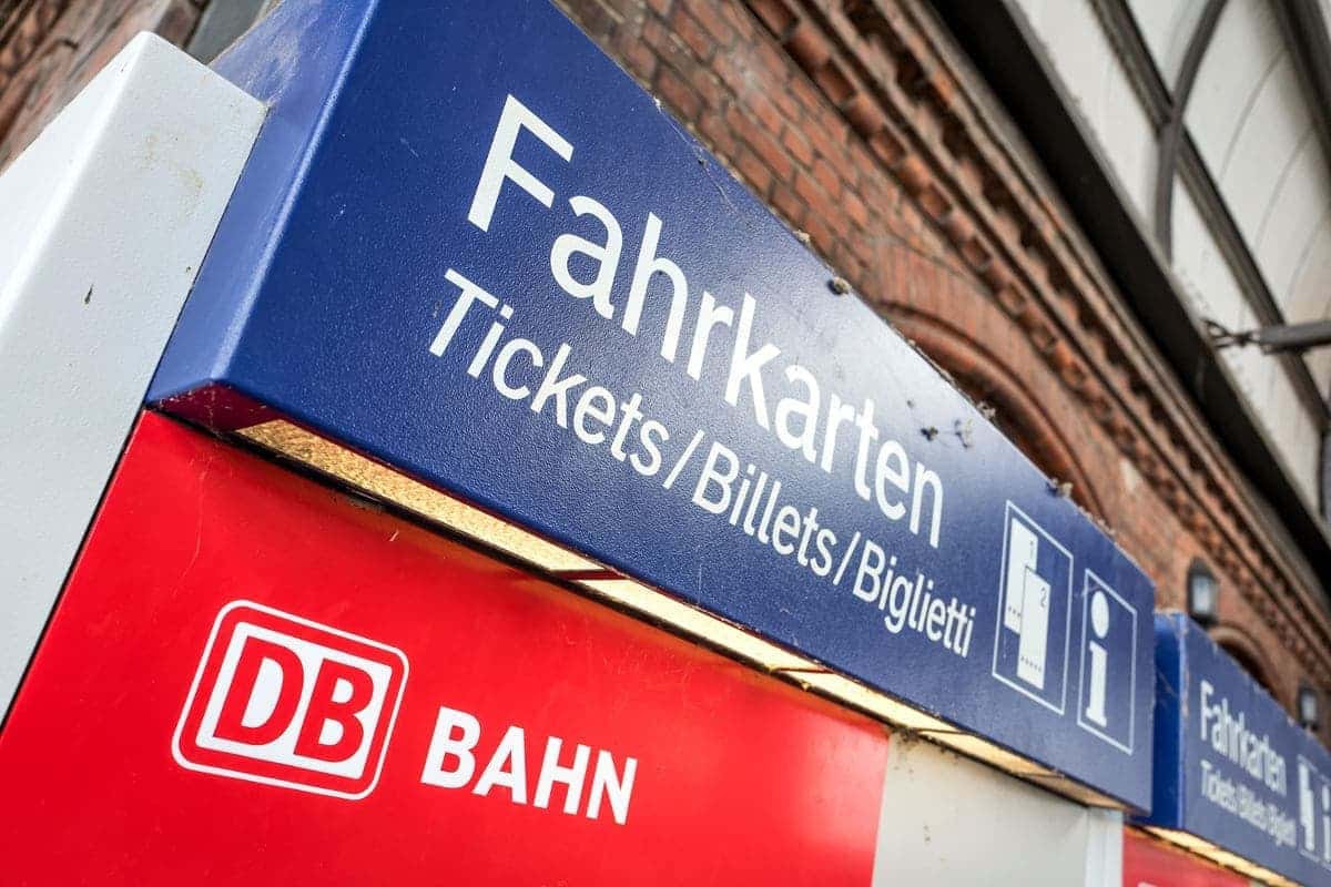 Fahrscheinautomat Deutsche Bahn