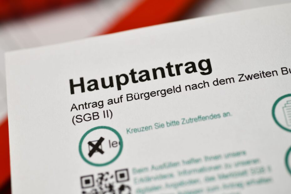 Formular für den Hauptantrag auf Bürgergeld Leistungen