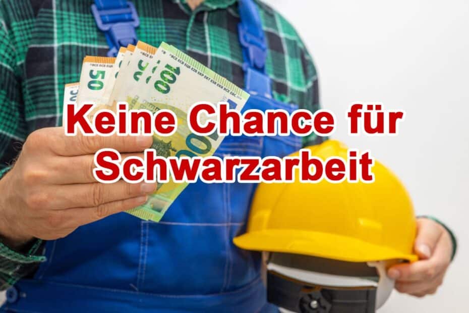Bauarbeiter mit Bargeld