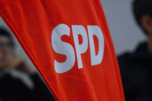 Rote SPD Fahne