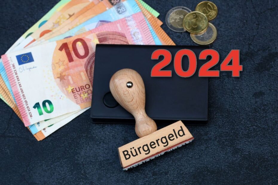 Regelsatz 2024 Stempel Bürgergeld Euro