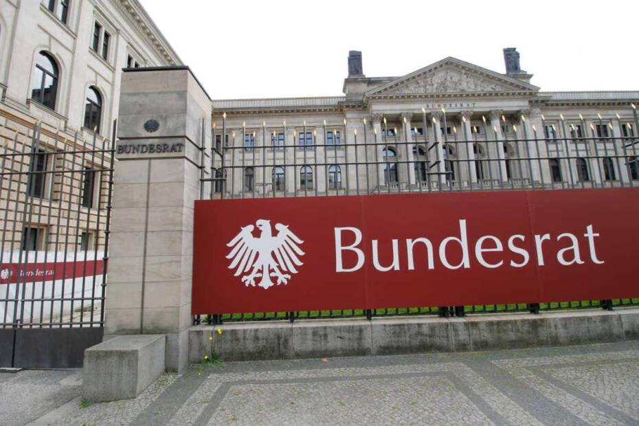 Frontansicht des Bundesrates in Berlin