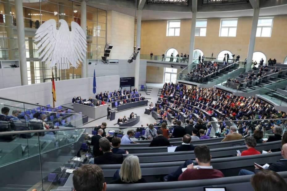 Sitzung im Bundestag Berlin zum Bürgergeld