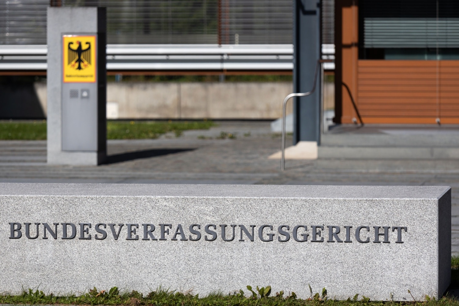 Schild des Bundesverfassungsgerichts
