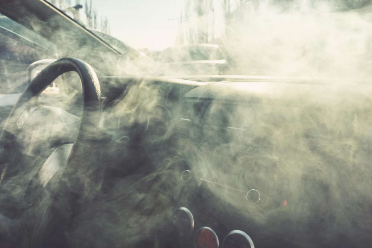 Rauch im Auto