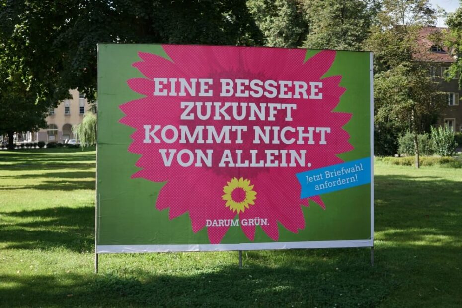 Wahlplakat Partei Die Grünen