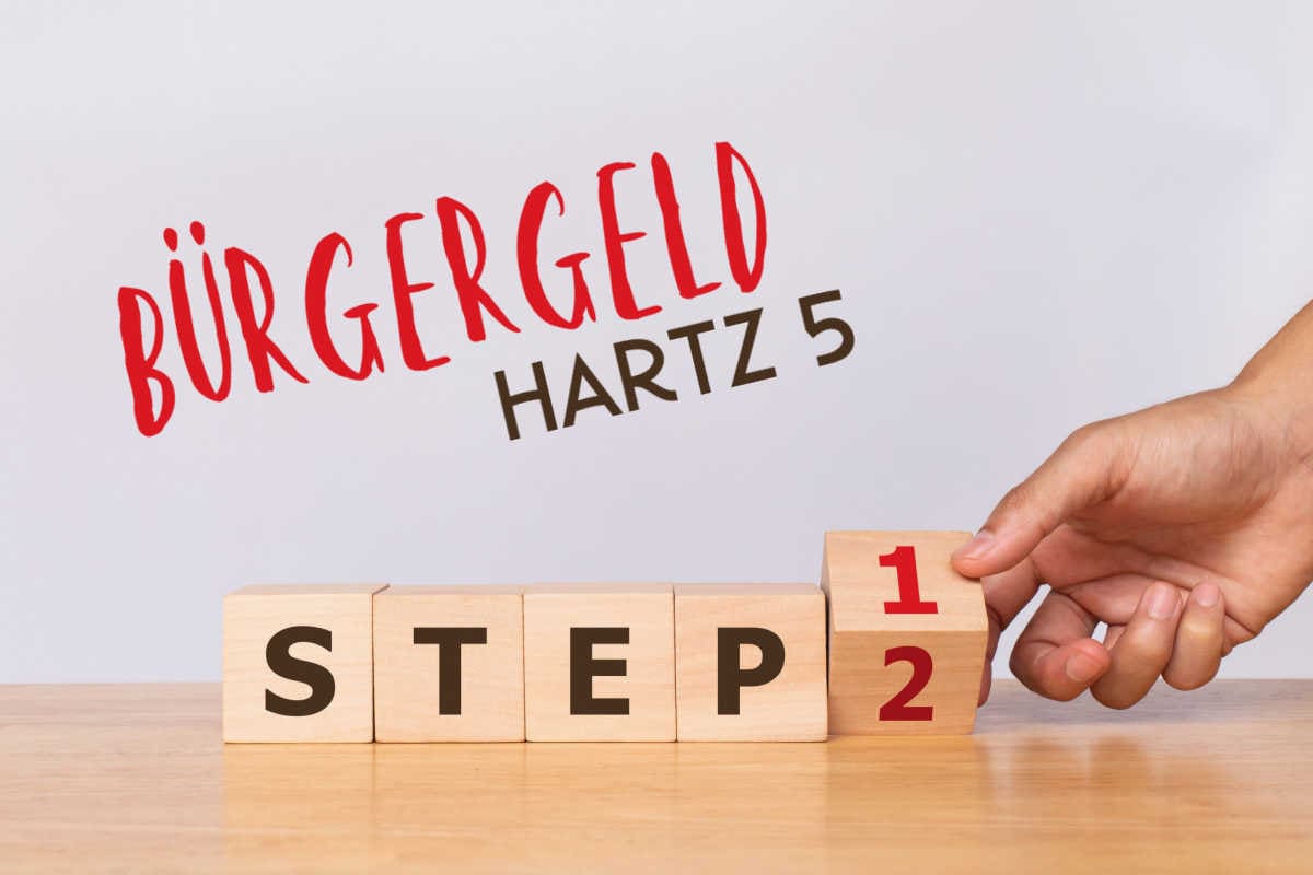 Schritte 1 und 2 Bürgergeld Hartz 5