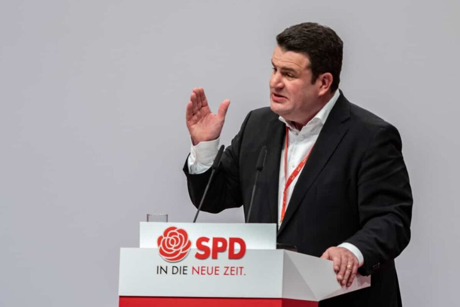 Hubertus Heiil Rednerpodium SPD