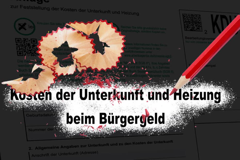 Bildmontage zu Mittelkürzungen bei den Kosten der Unterkunft Bürgergeld