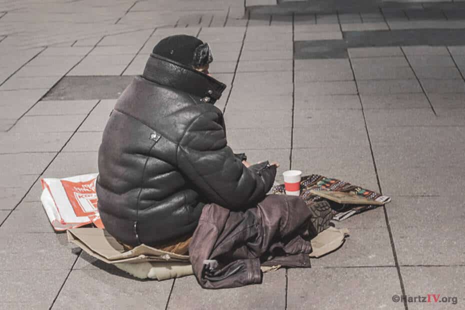 Obdachlos Straße keine Wohnung