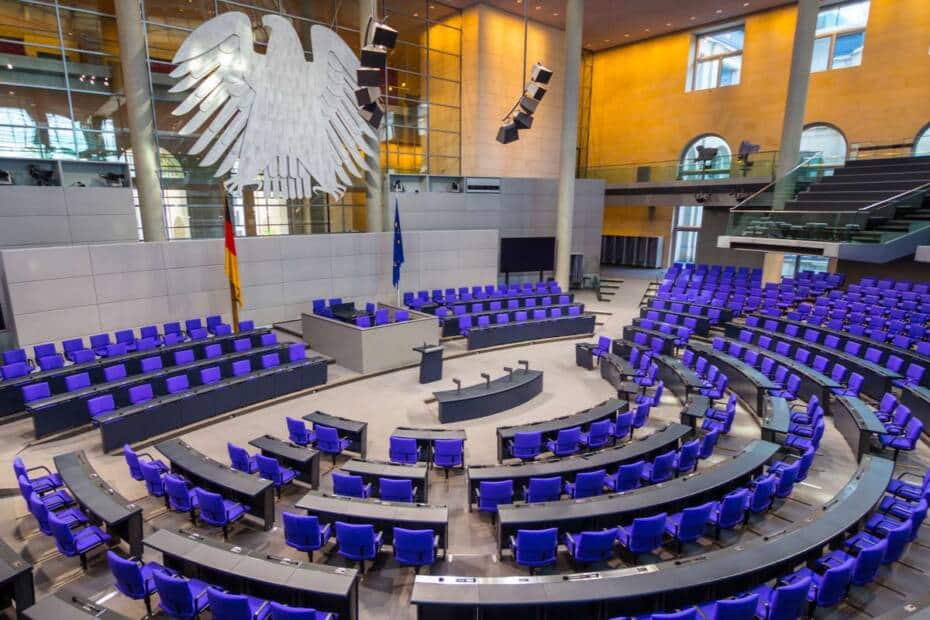 Plenum im Bundestag